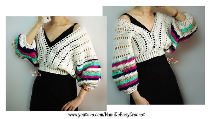 Easy Crochet: Crochet Sweater #19
