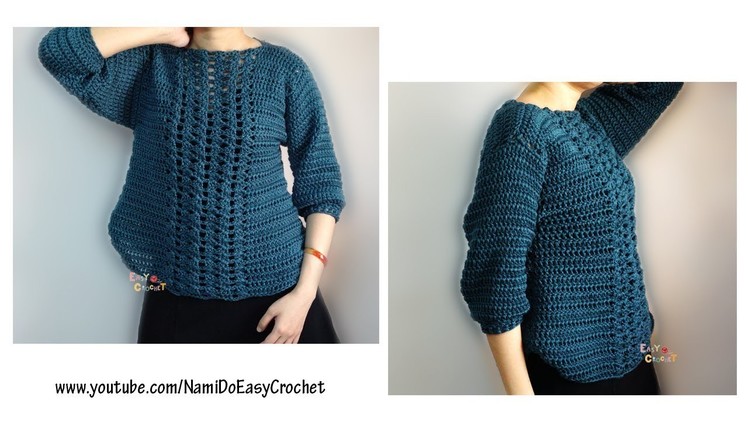 Easy Crochet: Crochet Sweater #21