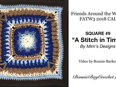 FATW3 2018 CAL, Square #9: A Stitch in Time, by Mim's Designs