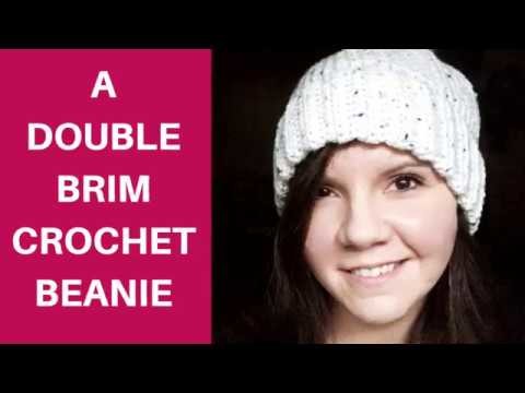 How To Crochet A Beanie | Double Brim Beanie | Full Beanie Pattern