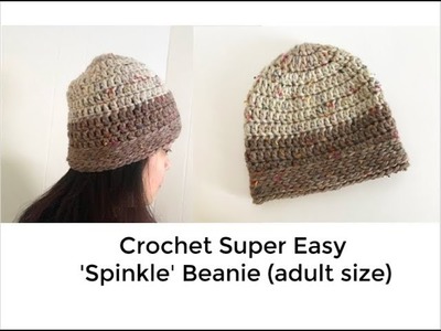How to Crochet Super Easy 'Sprinkle' Beanie