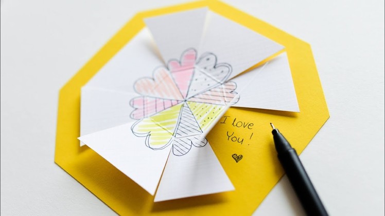 How to make : Valentine's Day Card Memo Note | Kartka Walentynkowa - Mishellka #331 DIY