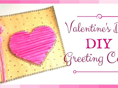 New Pink Valentine's Day Greeting Card - Easy and Simple Gift Card Ideas | Maya Kalista!