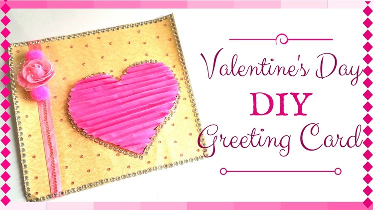New Pink Valentine's Day Greeting Card - Easy and Simple Gift Card Ideas | Maya Kalista!