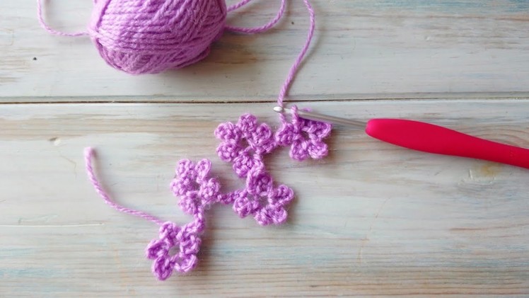 Quick Crochet Flower Chain