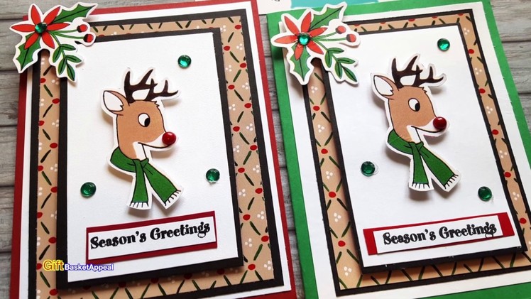 Reindeer Card | Season's Greetings Card Kit