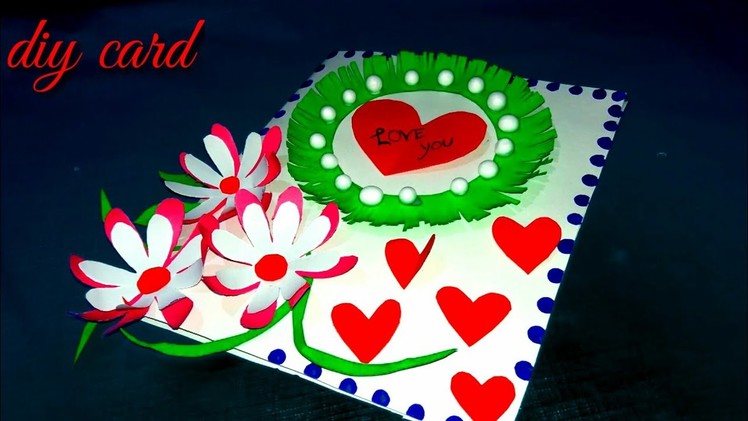 Valentine greeting card handmade | diy greeting card | latest card design | greeting card | cards