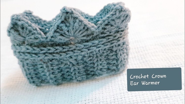Very Easy Crochet  Crown Ear Warmer