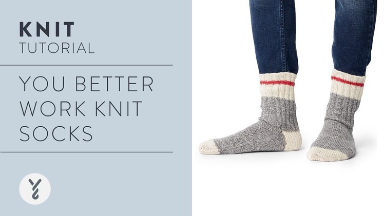 You Better Work Knit Socks