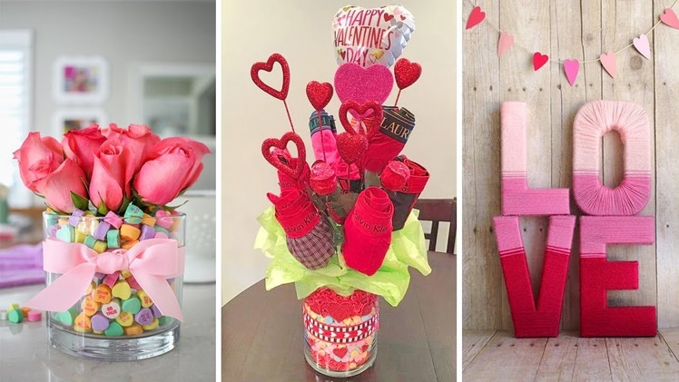 10 DIY Valentine's Day Gifts and Room Decor Ideas | Valentine's Day Hacks