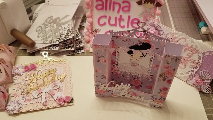 ALINACUTLE PROJECT SHARE - Birthday Cards with Tutorial