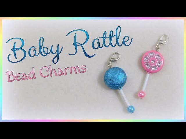 Baby Rattle Bead Charms