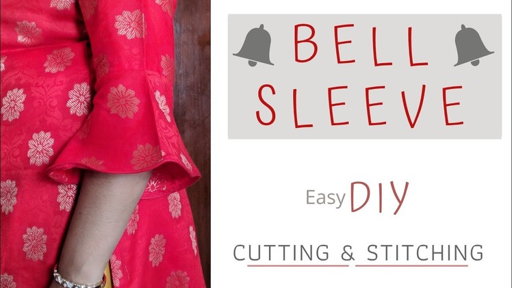 Bell Sleeve ! Easy Bell Sleeve Design Cutting and Stitching | step by step mathod
