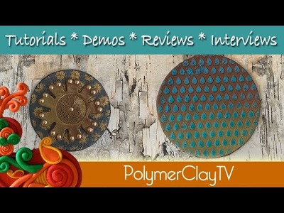 Coloring Crackles A Year of Polymer Clay Veneer Week #2