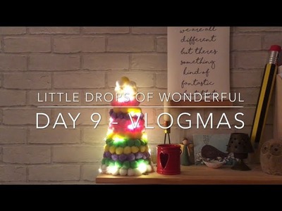 Day 9 - Vlogmas - Little Drops of Wonderful