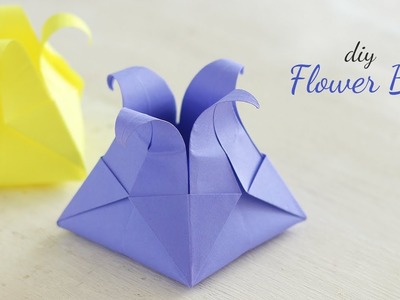 DIY Flower Box | Paper Box | Origami