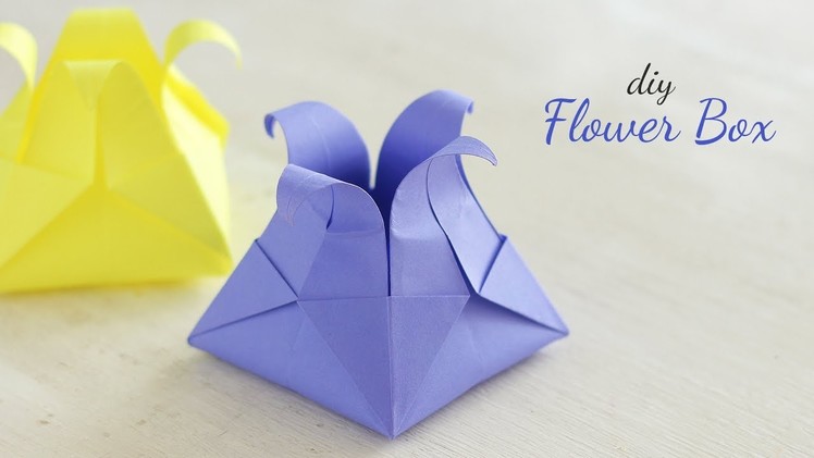 DIY Flower Box | Paper Box | Origami