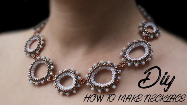 (DIY) HOW TO MAKE PARTY WEAR NECKLACE | HOW TO MAKE DESIGNER NECKLACE AT HOME