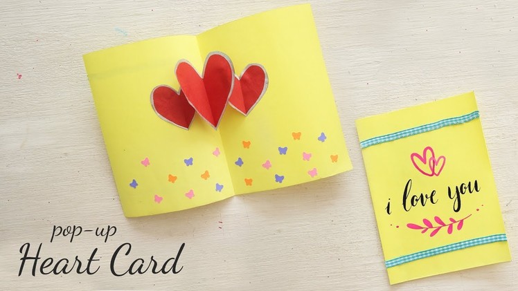 DIY Valentine Gift | Pop - Up heart Card | DIY Cards