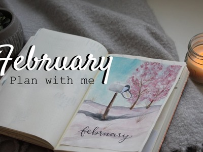 PLAN WITH ME | february 2019 bullet journal set-up