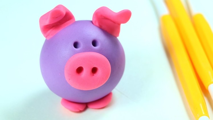 Play Doh - Clay Pig Making Step by Step