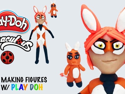 Play-doh Disney Miraculous Ladybug Volpina Figure Clay Superheroes