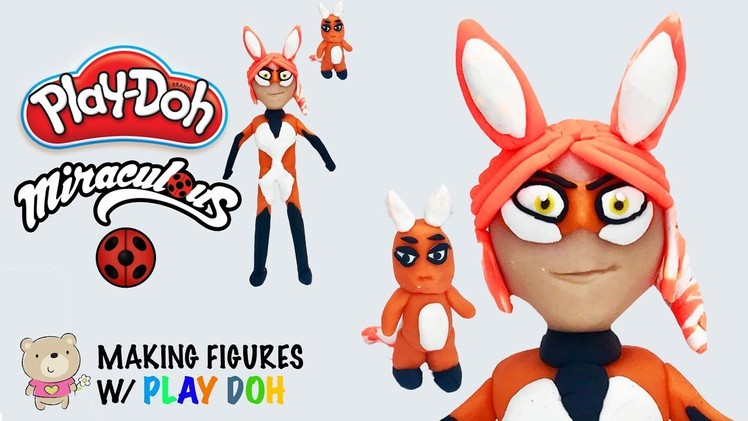 Play-doh Disney Miraculous Ladybug Volpina Figure Clay Superheroes