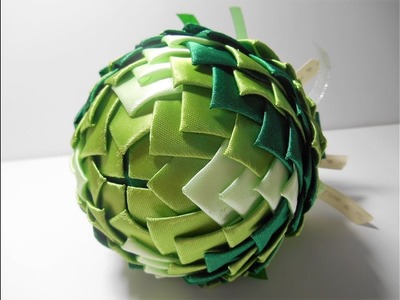 Ribbon Bauble - Artichoke - Unique and Beautiful for Christmas