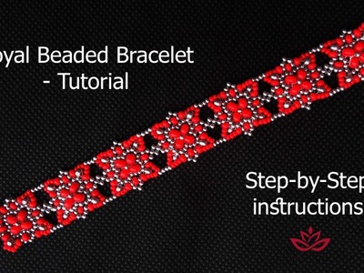 Royal Beaded Bracelet - Tutorial