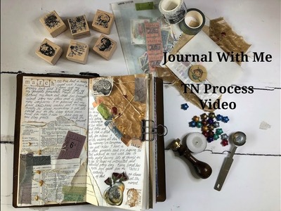 Travelers Notebook Process Video | Journal With Me