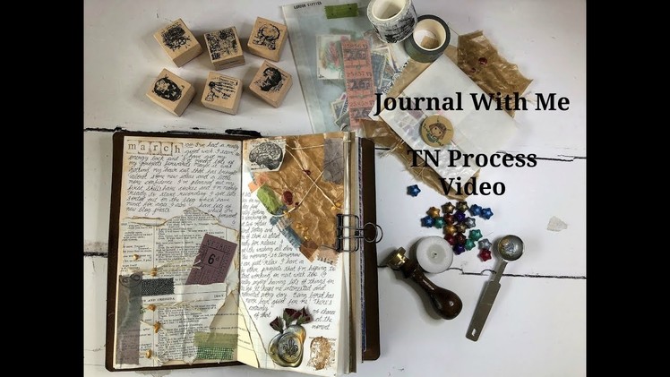 Travelers Notebook Process Video | Journal With Me