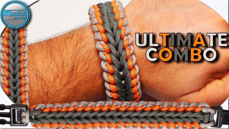 World of Paracord How to make Paracord Bracelet Sanctified and Endless Falls Ultimate Combination