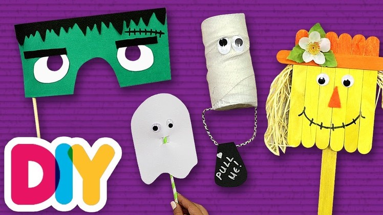 4 Halloween ???? ???? Crafts you can do with your kids | Fast-n-Easy | DIY Arts & Crafts