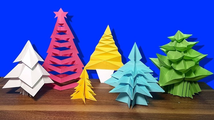 6 Idea Easy Paper Christmas Decorations Christmas Tree Making With Color Paper CaTa Crafts