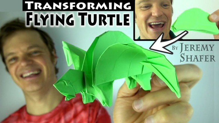 Amazing Transforming Turtle! Pull-the-Tail Flapping Tortoise!