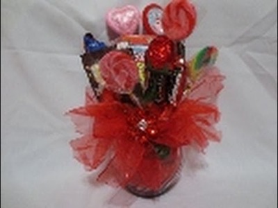 Candy Bouquet for Valentines