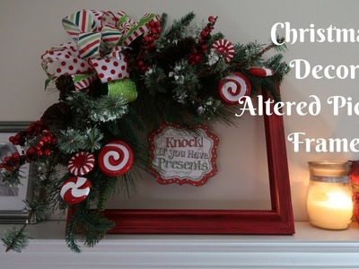 Christmas Decor - Altered Picture Frame