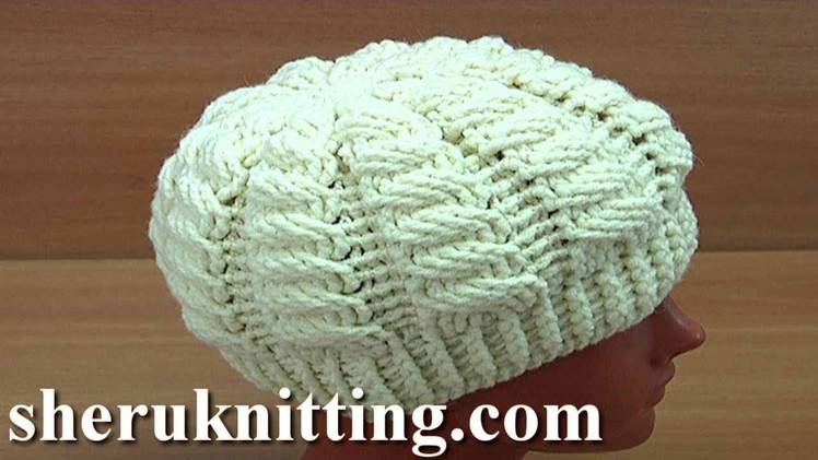 Crocheted Wave Pattern Hat Tutorial 245