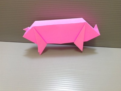 Daily Origami: 052 - Pig