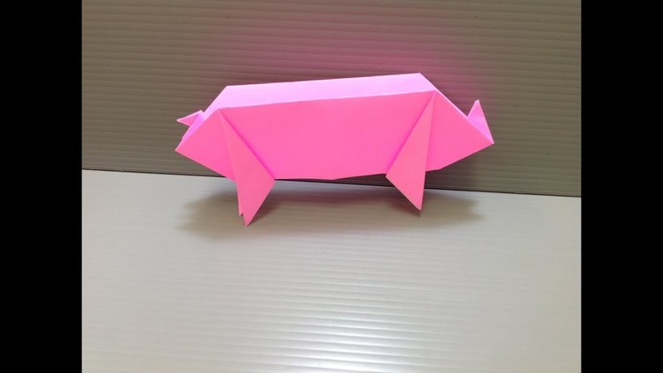 Daily Origami: 052 - Pig