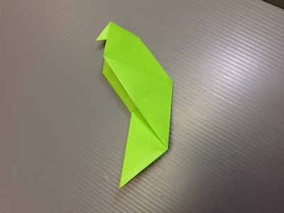 Daily Origami: 115 - Parakeet