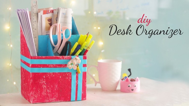 DIY Desk Organization | Desk Decor | Room Decor