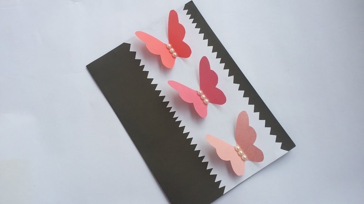 DIY: Handmade Birthday Card!! How to Make Beautiful Paper Card for valentine.Greeting. Birthday!!