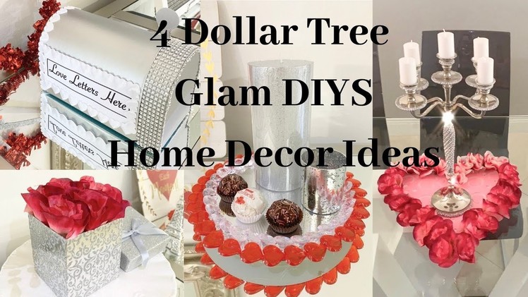 Dollar Tree 4 DIY GLAM Valentines Home Decor Ideas 2019
