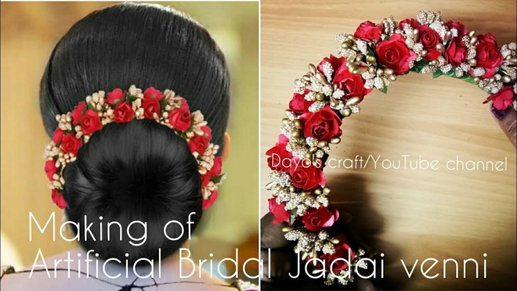 Easy and elegant, Artificial Bridal Flower veni tutorial