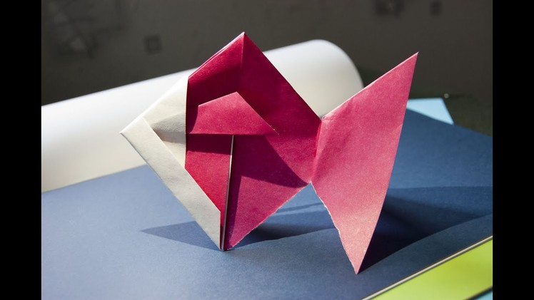 Easy origami goldfish