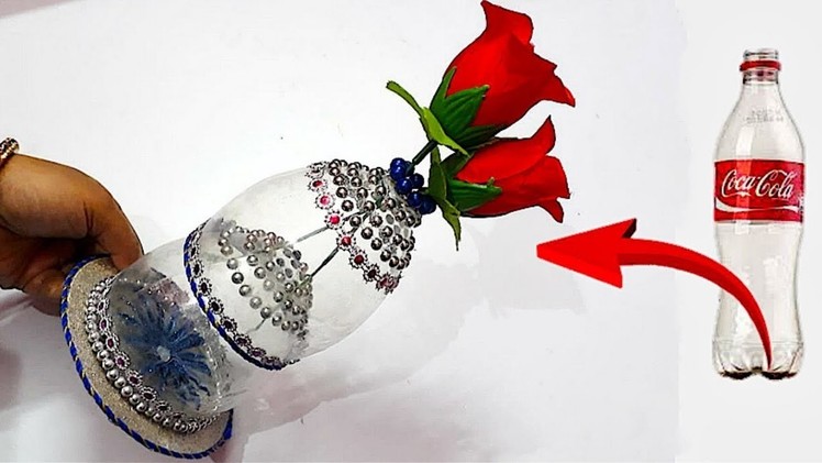 Flower vase.Guldasta from plastic bottle at home |Best out of waste Flower vase
