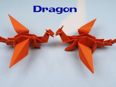 How to fold a paper Dragon | Origami Dragon Tutorials | Paper Craft Dragon Ideas