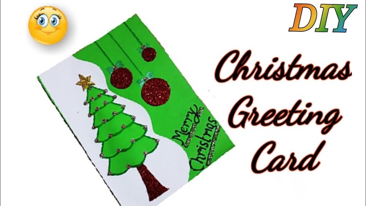 How to make Christmas card. Christmas Greeting cards. merry Christmas Card. Christmas card making