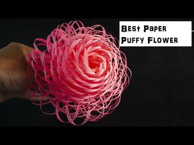 How To Make Fluffy Paper Flowers - DIY - Paper Craft | Best DIY | Eazy and Beautiful